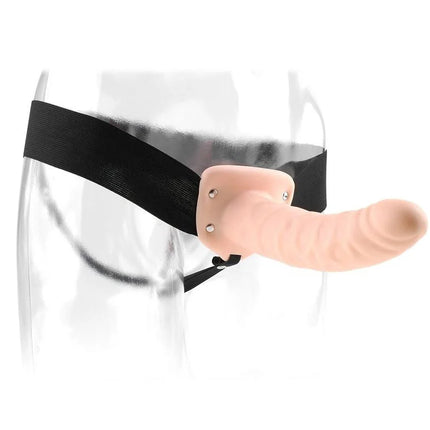 FETISH FANTASY SERIES - 19 CM HOHL STRAP-ON NATUR - Penishülle mit Verlängerung