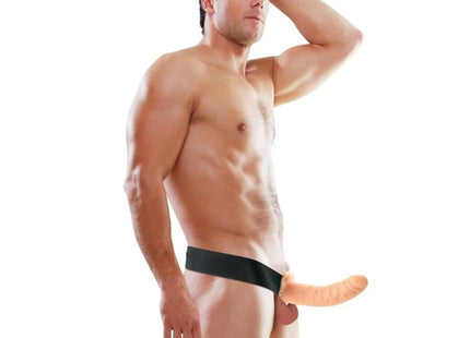 FETISH FANTASY SERIES - 19 CM HOHL STRAP-ON NATUR - Penishülle mit Verlängerung