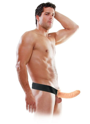 FETISH FANTASY SERIES - 19 CM HOHL STRAP-ON NATUR - Penishülle mit Verlängerung