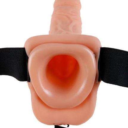 FETISH FANTASY SERIES - 7 HOHL STRAP-ON MIT BLLEN 17,8 CM FLEISCH - Penishülle mit Verlängerung