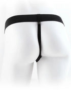 FETISH FANTASY SERIES - 9 HOHL STRAP-ON MIT BLLEN 22,9 CM BRAUN