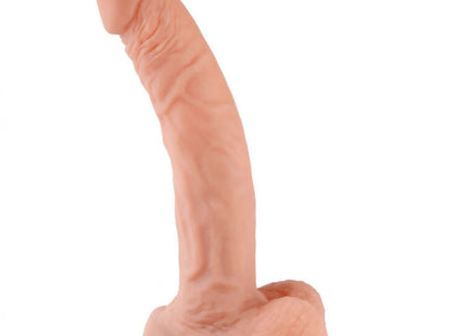 FETISH FANTASY SERIES - 9 HOHL STRAP-ON MIT BLLEN 22,9 CM FLEISCH
