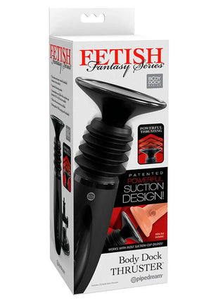 FETISH FANTASY SERIES - BODY DOCK THRUSTER DILDOKLEMME MIT 7 PUSH-MODI SCHWARZ
