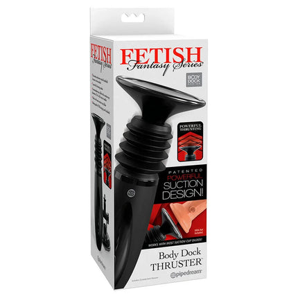 FETISH FANTASY SERIES - BODY DOCK THRUSTER DILDOKLEMME MIT 7 PUSH-MODI SCHWARZ