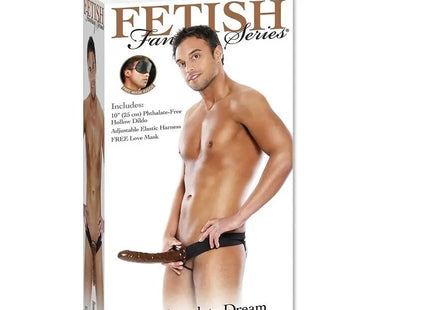 FETISH FANTASY SERIES - CHOCOLATE DREAM HOHL STRAP-ON - Penishülle mit Verlängerung