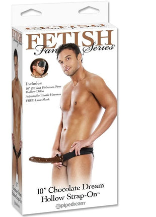 FETISH FANTASY SERIES - CHOCOLATE DREAM HOHL STRAP-ON - Penishülle mit Verlängerung