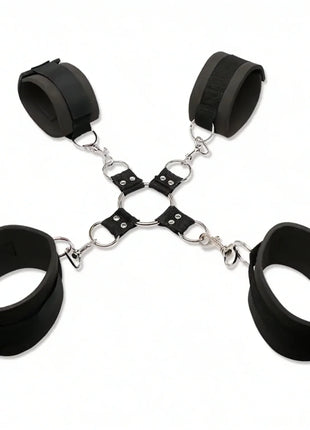 FETISH FANTASY SERIES – Extreme Hogtie-Kit mit Neopren-Manschetten - Bondage-Set