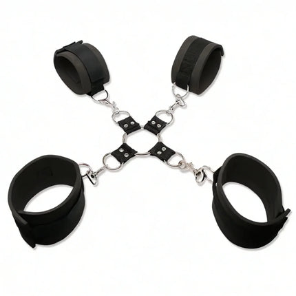 FETISH FANTASY SERIES – Extreme Hogtie-Kit mit Neopren-Manschetten - Bondage-Set