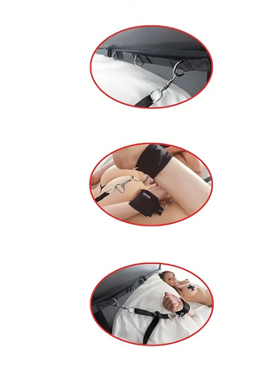 FETISH FANTASY SERIES – Ultimatives Bett-Rückhaltesystem - Bondage-Set