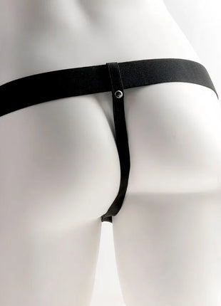 FETISH FANTASY SERIES - VERSTELLBARES GURT REALISTISCHER PENIS MIT WIEDERAUFLADBAREN BLLEN UND VIBRATOR 23 CM