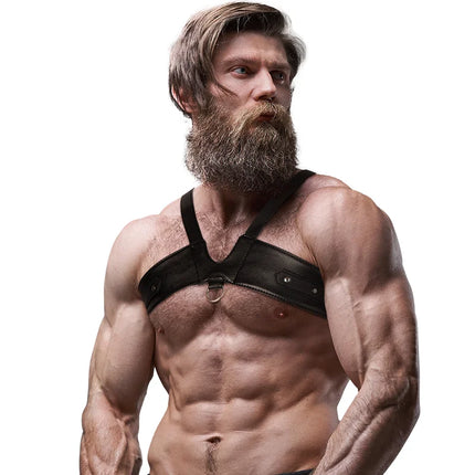 FETISH SUBMISSIVE ATTITUDE - BRIGADE BRUSTGURT AUS ÖKO-LEDER FÜR MNNER - Harness