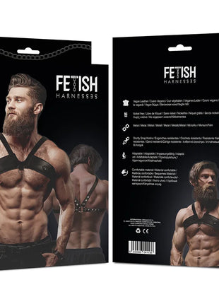 FETISH SUBMISSIVE ATTITUDE - BRIGADE BRUSTGURT AUS ÖKO-LEDER FÜR MNNER - Harness