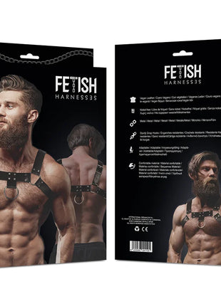 FETISH SUBMISSIVE ATTITUDE - BRUSTGESCHIRR AUS ECO-LEDER FÜR HERREN - Harness