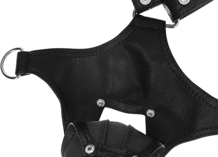 FETISH SUBMISSIVE ATTITUDE - JOCKSTRAP-HARNESS AUS ÖKO-LEDER FÜR HERREN