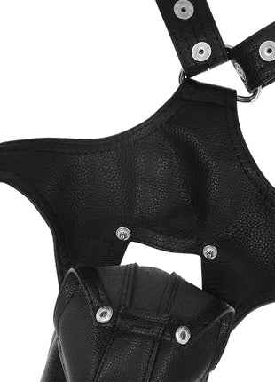 FETISH SUBMISSIVE ATTITUDE - JOCKSTRAP-HARNESS AUS ÖKO-LEDER FÜR HERREN