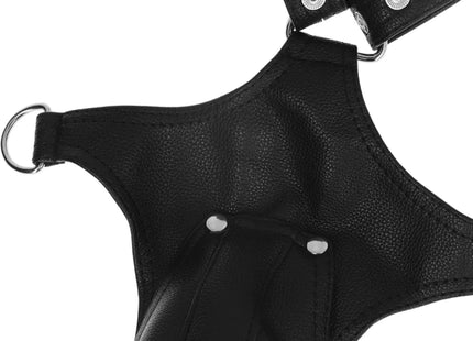 FETISH SUBMISSIVE ATTITUDE - JOCKSTRAP-HARNESS AUS ÖKO-LEDER FÜR HERREN