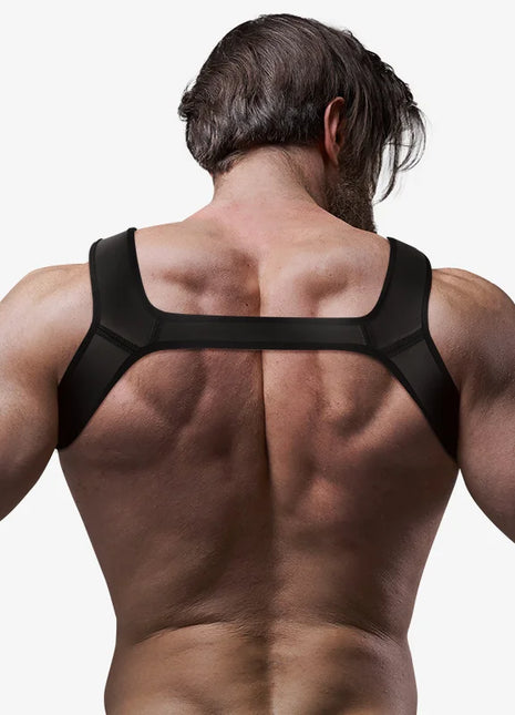 FETISH SUBMISSIVE ATTITUDE - NEOPREN-BRUSTGESCHIRR FÜR MNNER GRÖSSE L - Harness