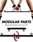 FETISH SUBMISSIVE BONDAGE - VERSTELLBARE TRENNSTANGE 4 STÜCK - Spreizstangen-Set