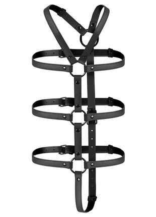 FETISH SUBMISSIVE BONDAGE - VERSTELLBARER GURT FÜR TORSO UND ARME - Befestigungsgurte