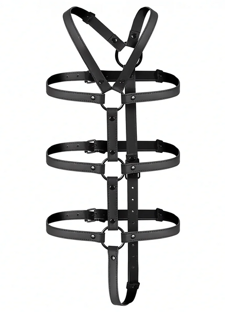 FETISH SUBMISSIVE BONDAGE - VERSTELLBARER GURT FÜR TORSO UND ARME - Befestigungsgurte