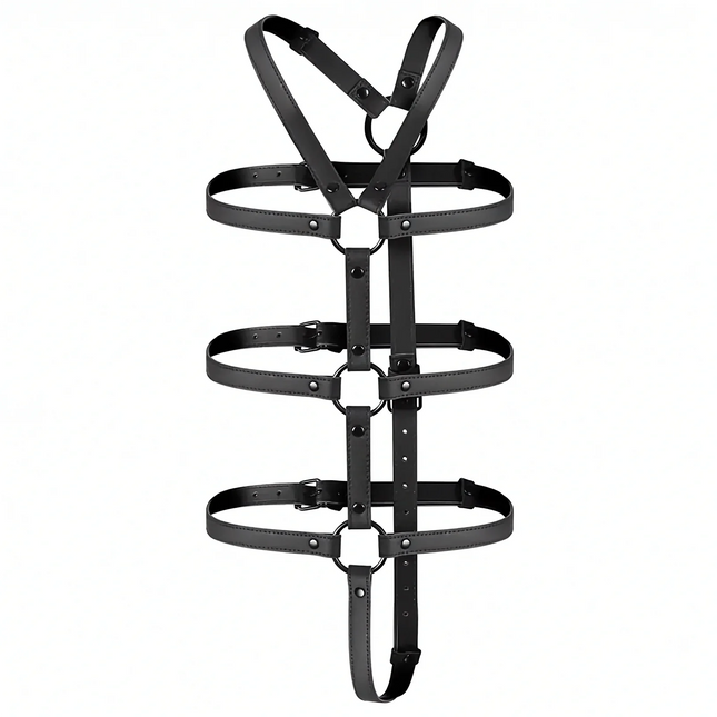 FETISH SUBMISSIVE BONDAGE - VERSTELLBARER GURT FÜR TORSO UND ARME - Befestigungsgurte
