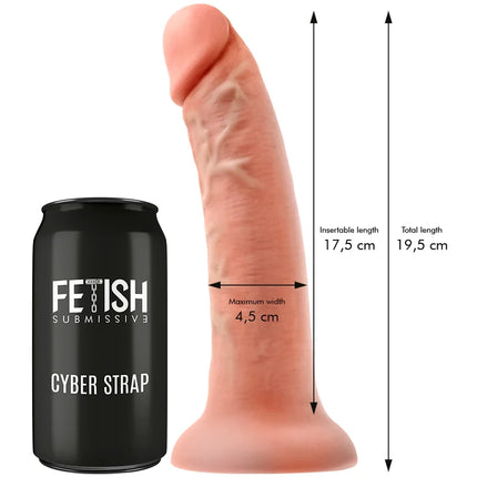 FETISH SUBMISSIVE CYBER STRAP - HARNESS MIT DILDO- UND BULLET-FERNBEDIENUNGS-WATCHME-M-TECHNOLOGIE - Vibrationsgurte