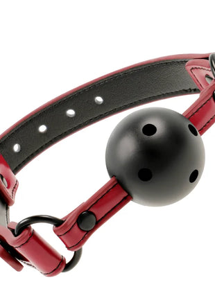 FETISH SUBMISSIVE DARK ROOM - ATMUNGSAKTIVER GAG - Ballgag