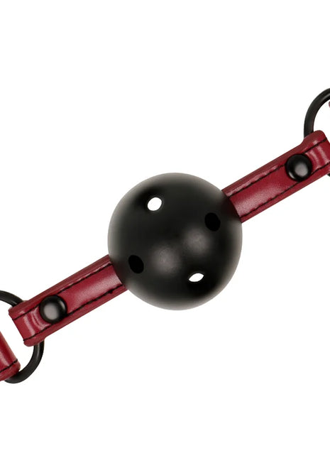 FETISH SUBMISSIVE DARK ROOM - ATMUNGSAKTIVER GAG - Ballgag