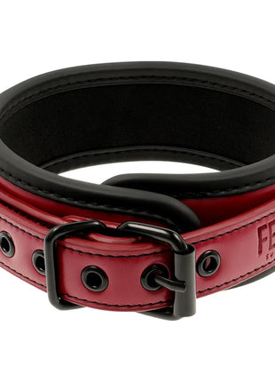 FETISH SUBMISSIVE DARK ROOM - KETTENHALSKETTE MIT NEOPRENFUTTER - Halskette
