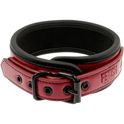 FETISH SUBMISSIVE DARK ROOM - KETTENHALSKETTE MIT NEOPRENFUTTER - Halskette