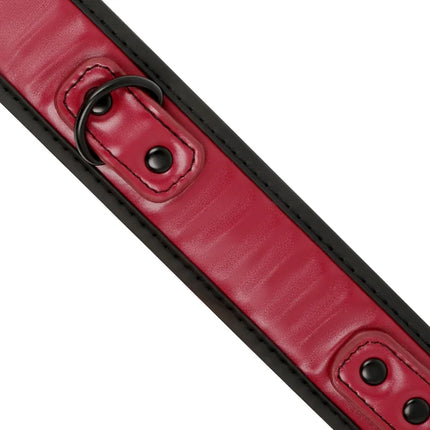 FETISH SUBMISSIVE DARK ROOM - KETTENHALSKETTE MIT NEOPRENFUTTER - Halskette