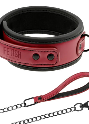 FETISH SUBMISSIVE DARK ROOM - KETTENHALSKETTE MIT NEOPRENFUTTER - Halskette
