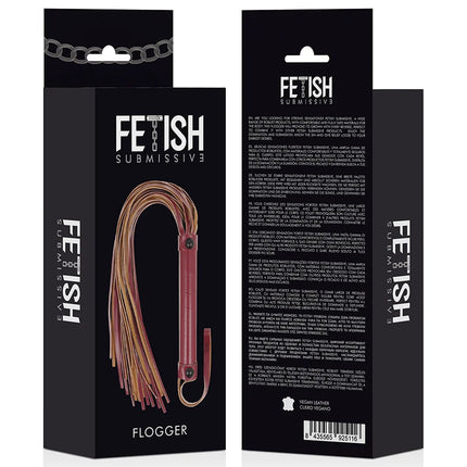 FETISH SUBMISSIVE DARK ROOM - PEITSCHE AUS VEGANEM LEDER - Peitschen