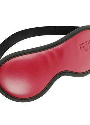 FETISH SUBMISSIVE DARK ROOM - VEGANE LEDERMASKE MIT NEOPRENFUTTER - Kunstledermaske
