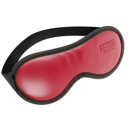 FETISH SUBMISSIVE DARK ROOM - VEGANE LEDERMASKE MIT NEOPRENFUTTER - Kunstledermaske