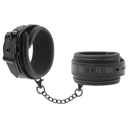 FETISH SUBMISSIVE - HANDSCHELLEN AUS VEGANEM LEDER MIT NOPRENE-FUTTER - Handschellen für Frauen