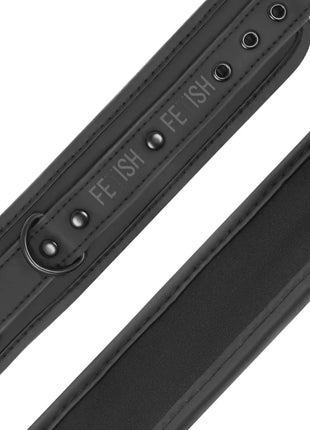 FETISH SUBMISSIVE - HANDSCHELLEN AUS VEGANEM LEDER MIT NOPRENE-FUTTER - Handschellen für Frauen