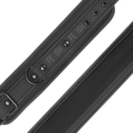 FETISH SUBMISSIVE - HANDSCHELLEN AUS VEGANEM LEDER MIT NOPRENE-FUTTER - Handschellen für Frauen