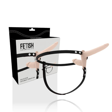 FETISH SUBMISSIVE HARNESS - DOPPELTE FLEISCHPENETRATION - Doppelpenetration