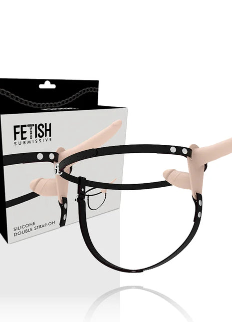FETISH SUBMISSIVE HARNESS - DOPPELTE FLEISCHPENETRATION - Doppelpenetration