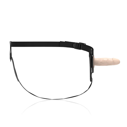 FETISH SUBMISSIVE HARNESS - FLEISCHREALISTISCHES SILIKON 12,5 CM - Strapon Gurte