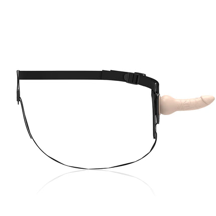FETISH SUBMISSIVE HARNESS - FLEISCHREALISTISCHES SILIKON 16CM - Strapon Gurte