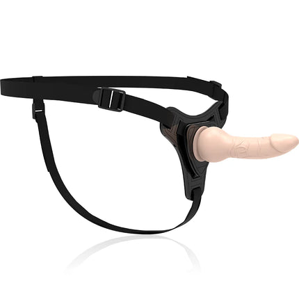 FETISH SUBMISSIVE HARNESS - FLEISCHREALISTISCHES SILIKON 16CM - Strapon Gurte