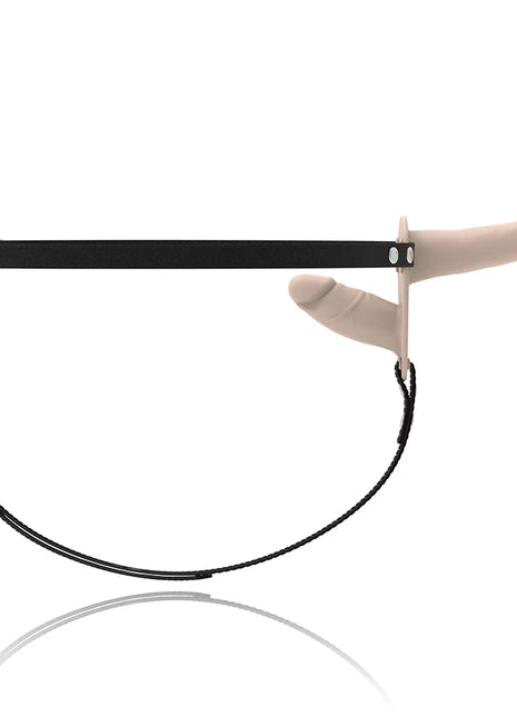 FETISH SUBMISSIVE HARNESS - FLESH UP VIBRATOR MIT DOPPELPENETRATION - Doppelpenetration