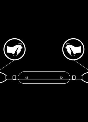 FETISH SUBMISSIVE - HUNDEGESCHIRR MIT NOPRENE-FUTTER - Befestigungsgurte
