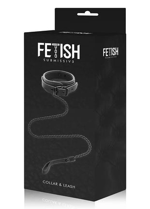 FETISH SUBMISSIVE - KETTENHALSKETTE MIT NOPRENE-FUTTER - Halskette