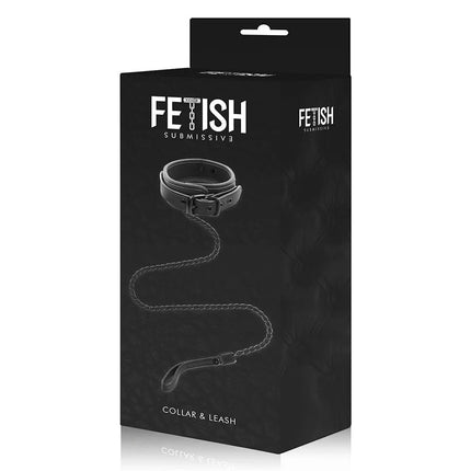 FETISH SUBMISSIVE - KETTENHALSKETTE MIT NOPRENE-FUTTER - Halskette