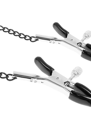 FETISH SUBMISSIVE - KNEBELRING MIT NIPPELKLEMMEN - Halskette