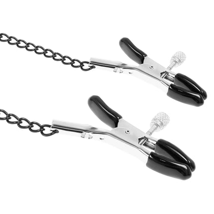 FETISH SUBMISSIVE - KNEBELRING MIT NIPPELKLEMMEN - Halskette