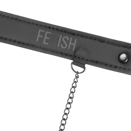 FETISH SUBMISSIVE - KNEBELRING MIT NIPPELKLEMMEN - Halskette
